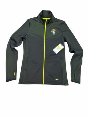 Nike Golf Therma-FIT Full Zip Jacket Black Neon Yellow Women’s Small NWT